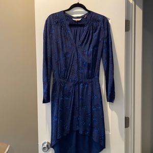 Rebecca Taylor blue floral print dress